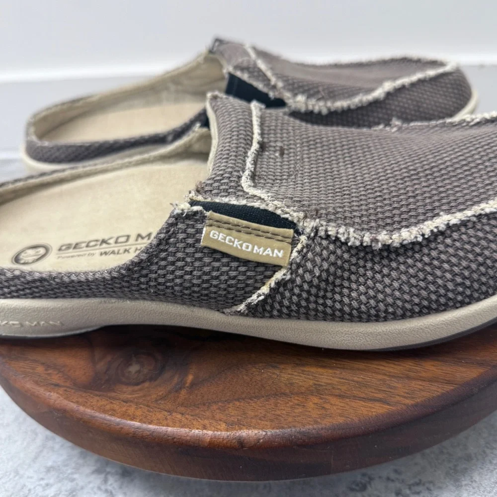 Geckoman Relaxed Fit Men's Slip-On‎ Loafers in Taupe 8.5 - New w/o Box